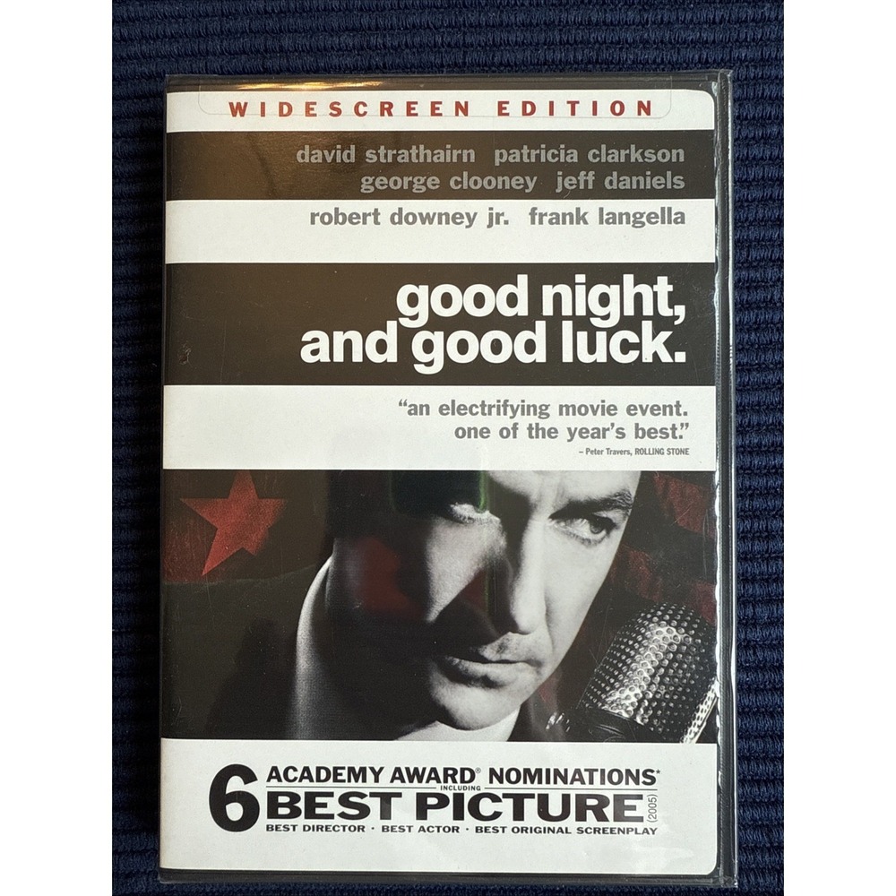 Good Night, And Good Luck (DVD, 2006, Widescreen) NEW